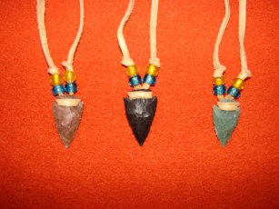 Agate Arrow head necklace